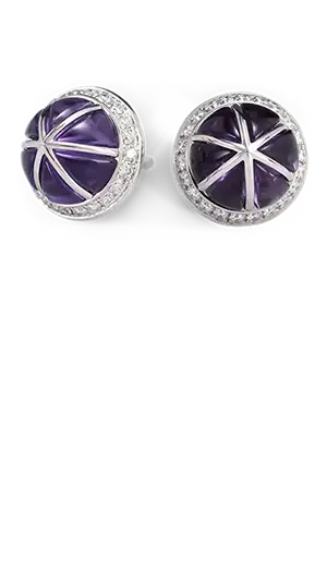 amethyst diam earrings bg
