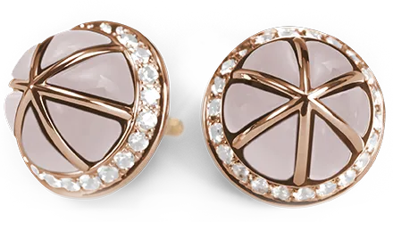 chalcedony diamonds earrings 2 1