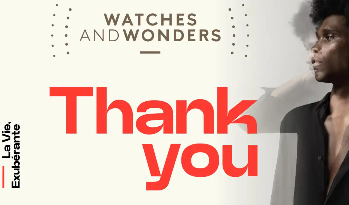 watches and wonders thanks