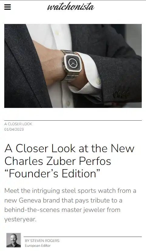 charle zuber on watchonista